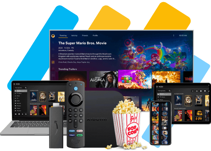 Stream live TV and movies with IPTV Space on Smart TVs, laptops, smartphones, and tablets in Morocco.